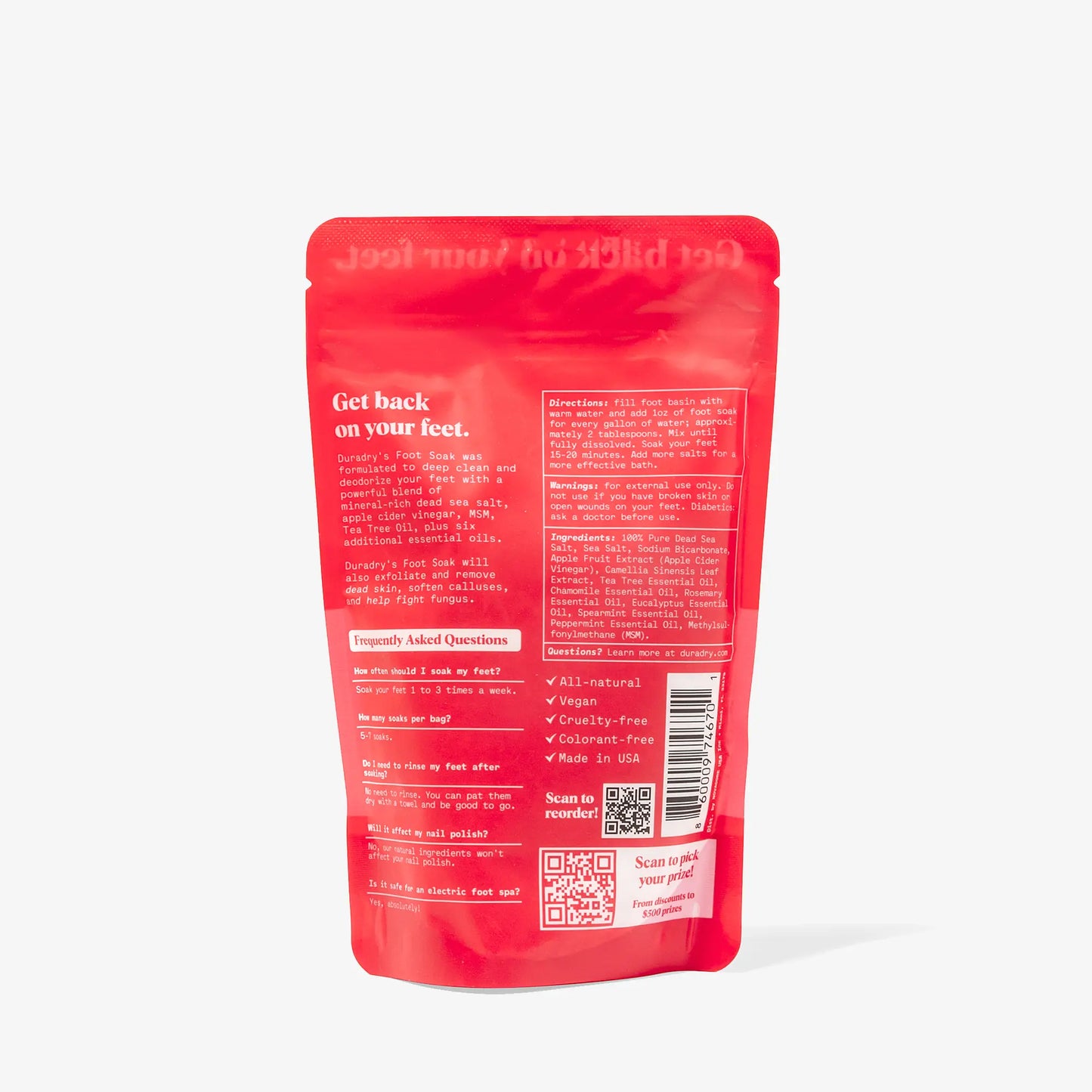 Duradry Deodorizing Foot Soak