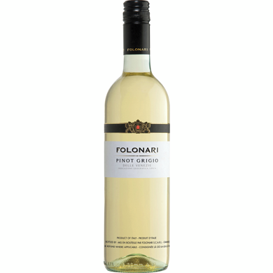 Folonari Pinot Grigio White Wine, Italy (ID required at pick-up)