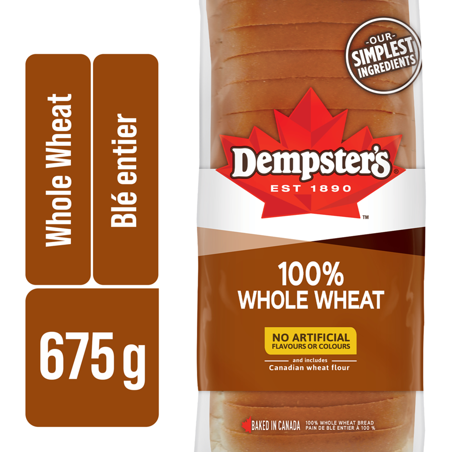 Dempster 100% Whole Wheat Bread