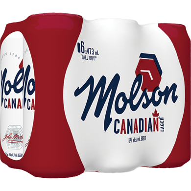 Molson Canadian Beer (ID required at pick-up)