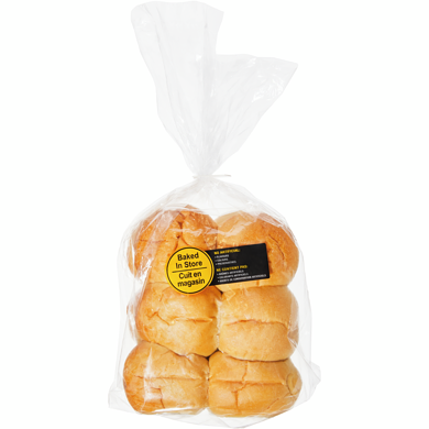 White Dinner Rolls, 12 Pack