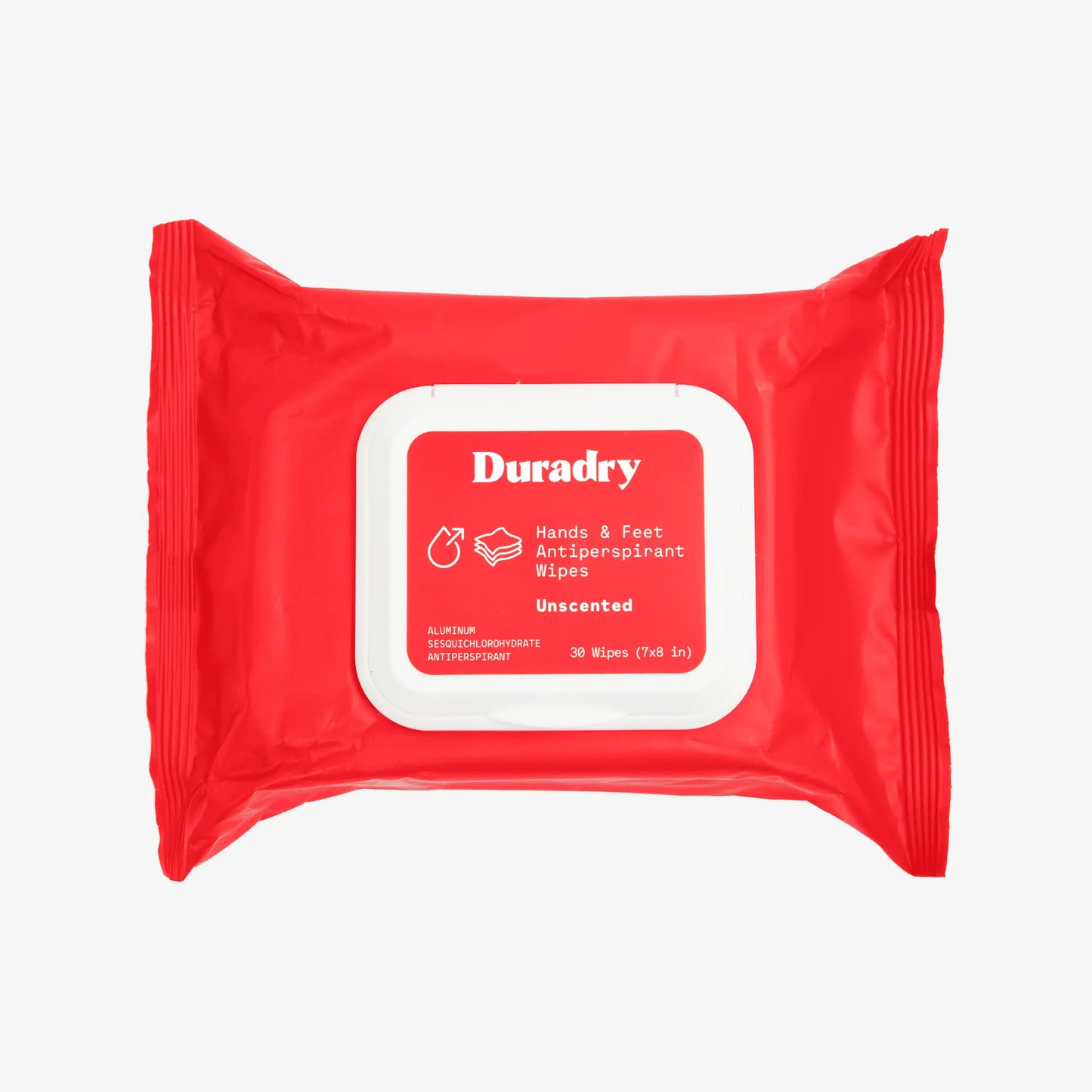 Duradry Antiperspirant Wipes for Hands & Feet
