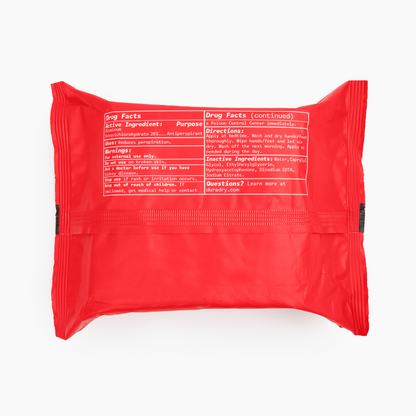 Duradry Antiperspirant Wipes for Hands & Feet